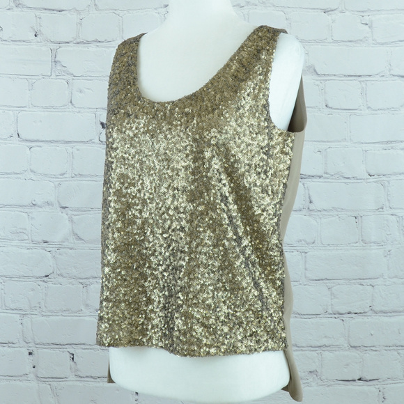 NWT ELIE TAHARI Rosalin Sequin Sleeveless Top … - Picture 5 of 6